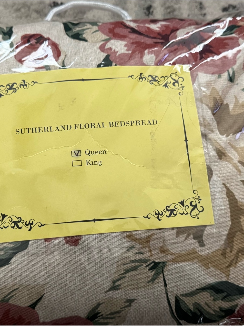 Ralph Lauren inspired Sutherland Floral queen Bedspread